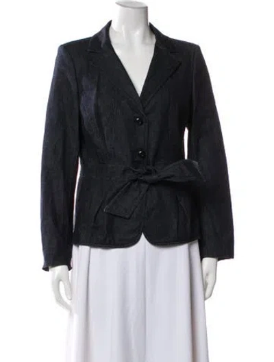 Pre-owned Ferragamo Blazer In Blue