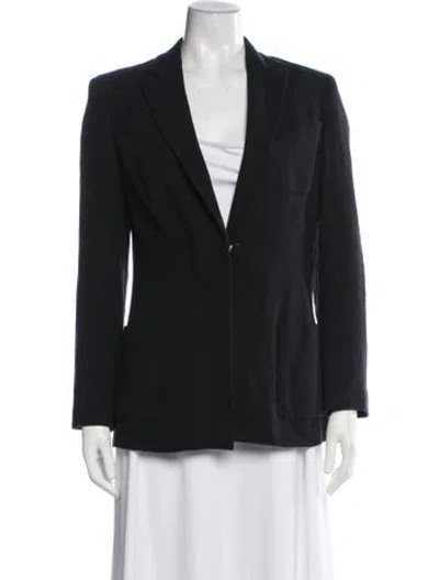Pre-owned Ferragamo Blazer In Blue