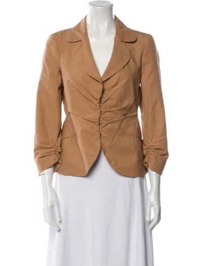 Pre-owned Ferragamo Blazer In Brown