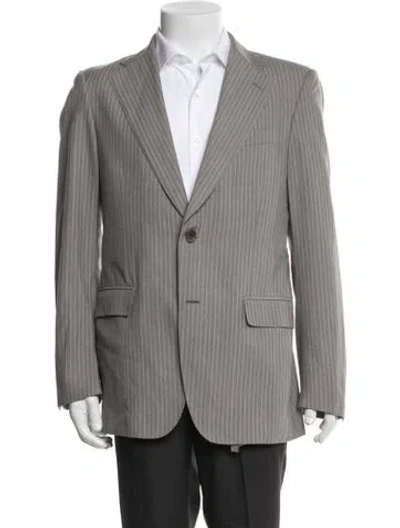 Pre-owned Ferragamo Blazer In Gray