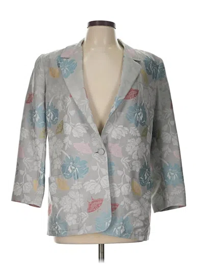 Pre-owned Ferragamo Blazer Jacket In Gray