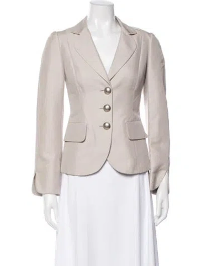 Pre-owned Ferragamo Blazer In Neutrals