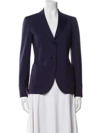 Pre-owned Ferragamo Blazer In Purple