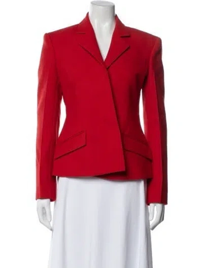 Pre-owned Ferragamo Blazer In Red