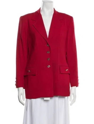 Pre-owned Ferragamo Blazer In Red