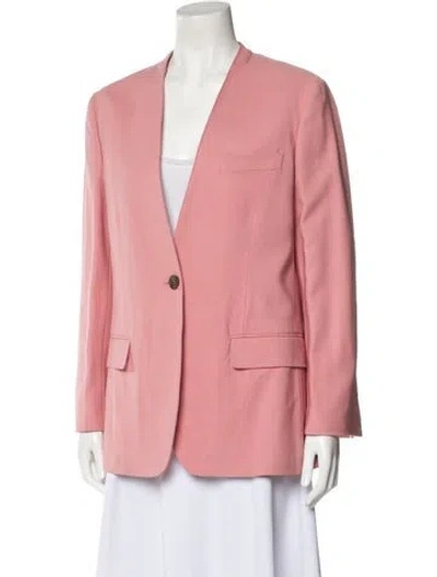 Pre-owned Ferragamo Blazer W/ Tags W/tags In Pink