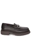 Ferragamo Bleecker Dark Brown Loafer In Brown