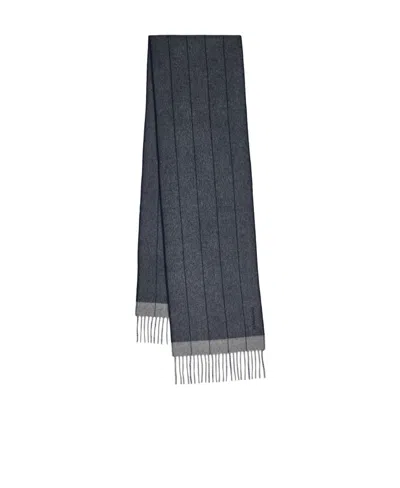 FERRAGAMO FERRAGAMO FRINGED KNITTED SCARF