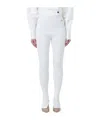 Ferragamo Blended Casual Pants In White