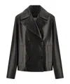 Ferragamo Blouson En Nappa In Black