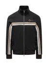 Ferragamo Logo-engraved Zip-up Jacket In Nero