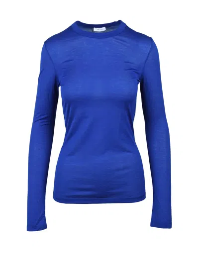 Ferragamo Blue Cotton T-shirt