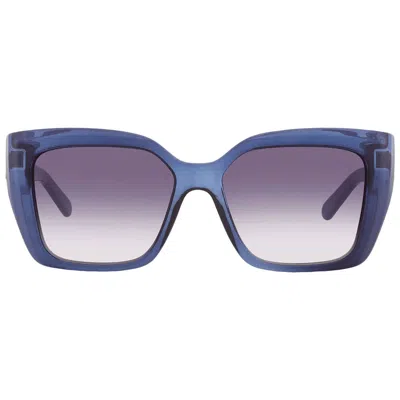 Ferragamo Blue Gradient Butterfly Ladies Sunglasses Sf1042s 432 55