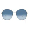Ferragamo Blue Gradient Butterfly Ladies Sunglasses Sf297s 743 59 In Multi