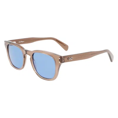 Ferragamo Blue Sport Sunglasses Sf1057s 232 49 In Brown