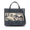 Ferragamo Logo Printed Small Tote Bag
