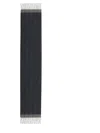 Ferragamo Cashmere And Wool Blend Scarf In Black