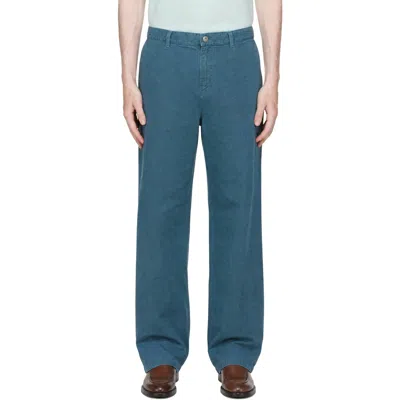 Ferragamo Workwear Trousers In Blue
