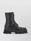Ferragamo Orlando Leather Boot In Black