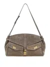 Ferragamo Hug Multipocket L Gray Shoulder Bag