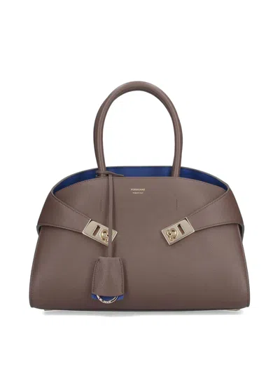 FERRAGAMO BOLSA BANDOLERA - MARRÓN