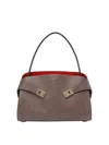 Ferragamo Structured Silhouette Shoulder Bag With Top Handle