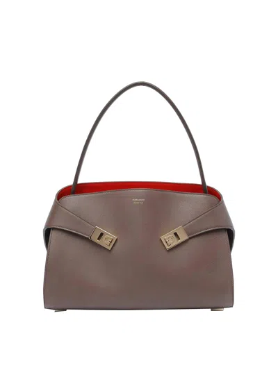 FERRAGAMO BOLSA DE HOMBRO - MARRÓN