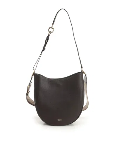 Ferragamo North-south Hobo Bag In Brown
