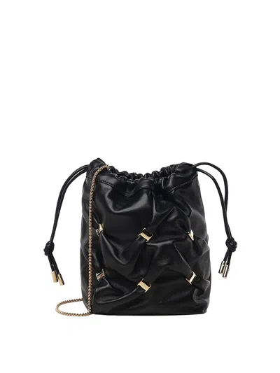 Ferragamo Mini Bucket In Black