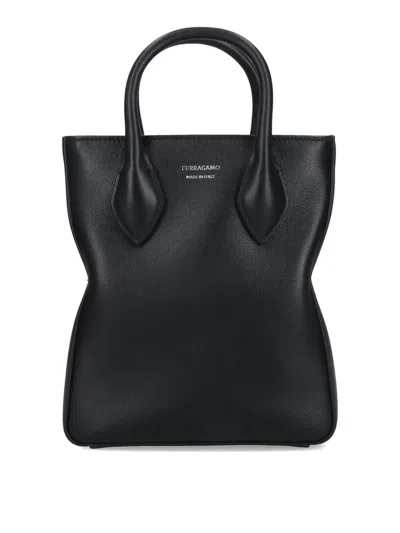 FERRAGAMO TOTE SMALL LOGO BAG