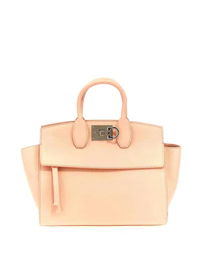 Ferragamo Bolso Shopping In Pink