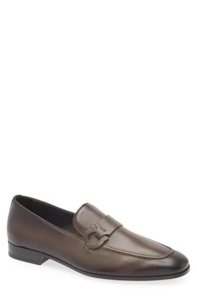 Ferragamo Bonny Loafer In Concrete