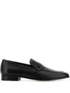 Ferragamo Round Toe Business Casual Shoes In Black