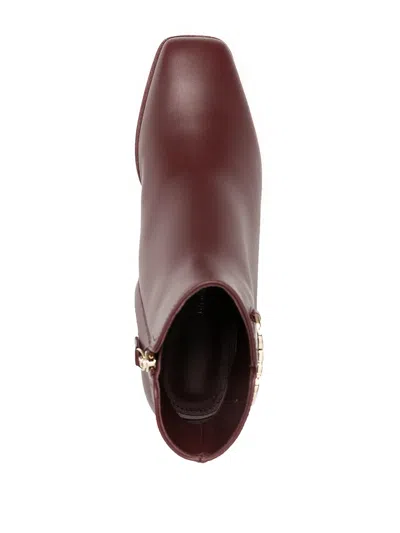 Ferragamo Bootie In Red