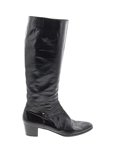 Pre-owned Ferragamo Boots In Black