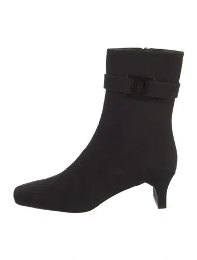 Pre-owned Ferragamo Boots In Black