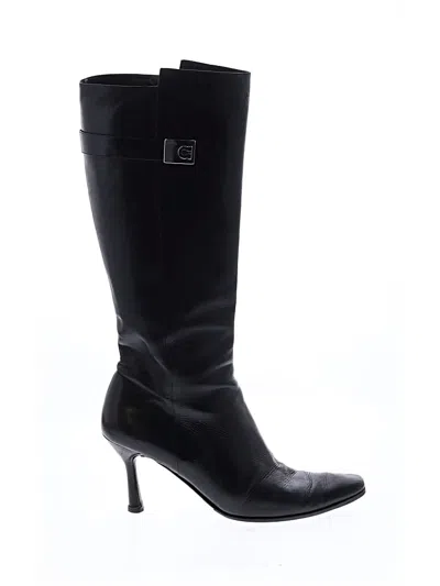 Pre-owned Ferragamo Boots In Black