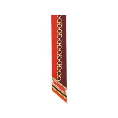 Ferragamo Feline Print Mini Bandeau In Multi