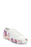 Ferragamo Borg Floral Print Low Top Sneaker