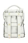 Ferragamo Stud-embellished Bucket Bag In White
