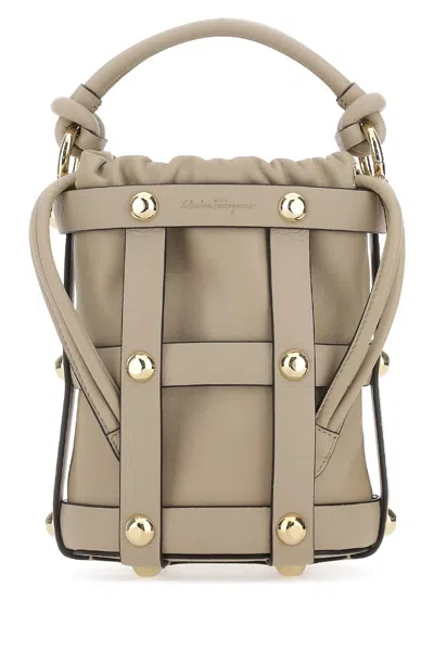 Ferragamo Salvatore  Bucket Bags In Daino