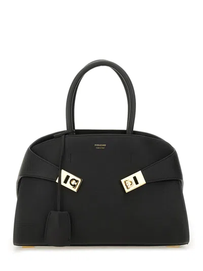 Ferragamo Borsa Tote "hug" In Black