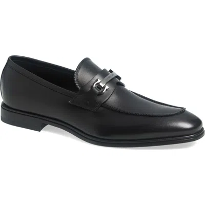 Ferragamo Boston Loafer In Nero