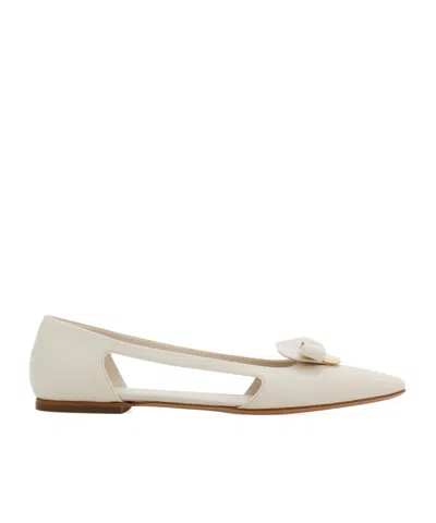 FERRAGAMO BOW BALLET SHOES