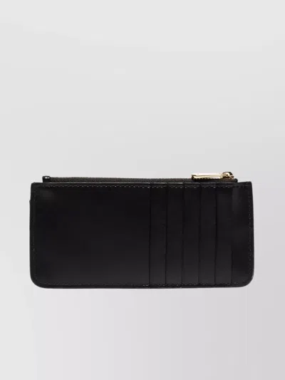 Ferragamo Bow Calf Leather Card Holder