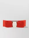 Ferragamo Bow Clip Hair Accessory In Orange