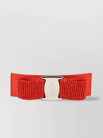 FERRAGAMO BOW CLIP HAIR ACCESSORY