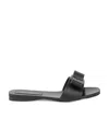 Ferragamo Woman Sandals Black Size 6 Calfskin In Black