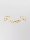 Ferragamo Bangle Bow Bracelet In Gold