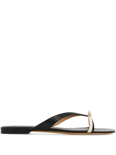 FERRAGAMO BOW-DETAIL FLIP FLOPS